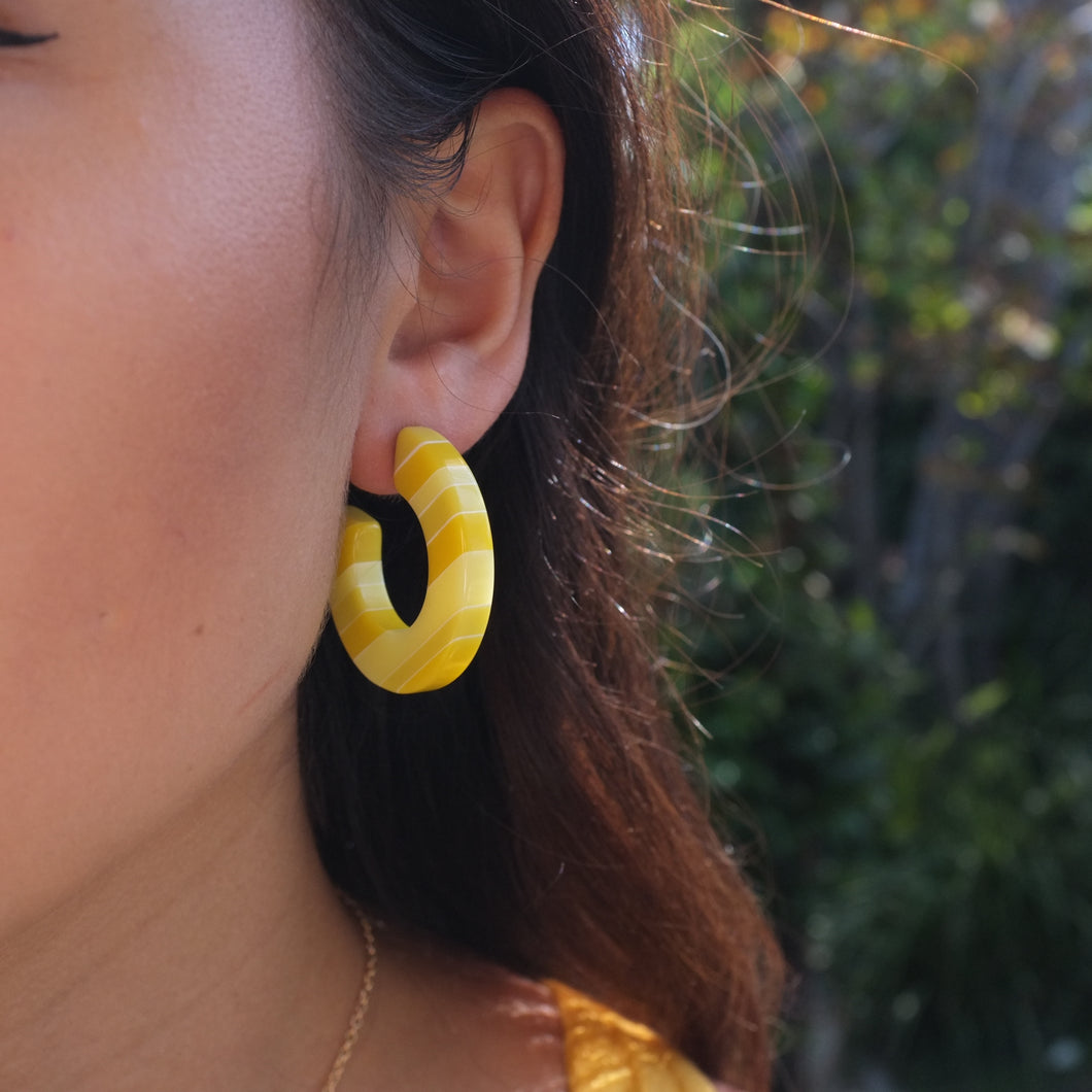 Canary Yellow Earrings